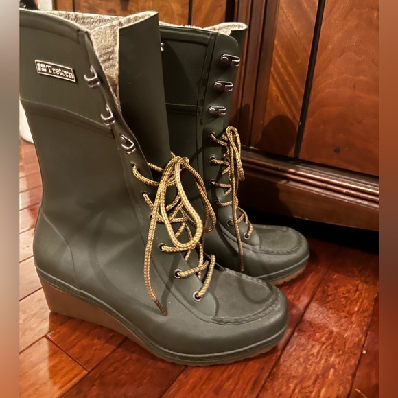 Tretorn - size 8 lined rubber boots - Picture 2 of 9